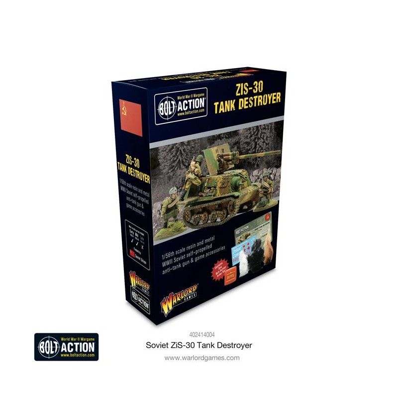 Destructor soviético ZIS-30. Bolt Action.