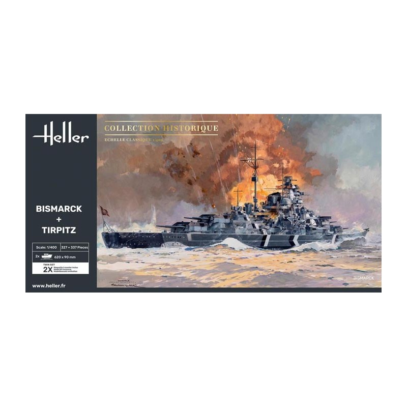 Bismarck and Tirpitz.