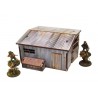 Pre-painted WW2 Normandy Large Tin Shed.