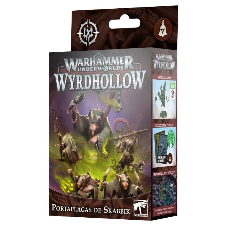 Warhammer Underworlds: Wyrdhollow - Portaplagas de Skabbik.