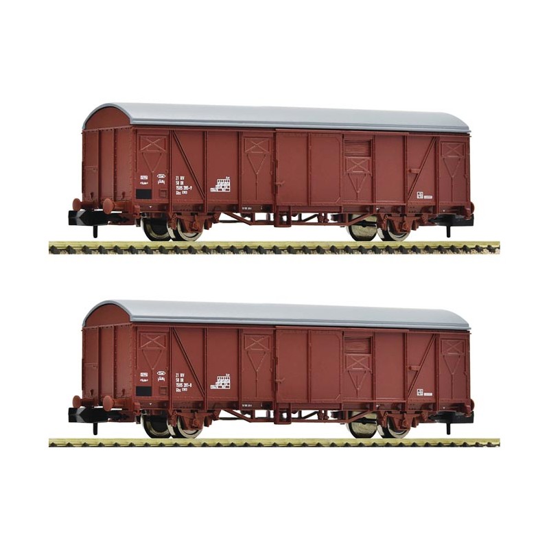 Set de vagones cubiertos.