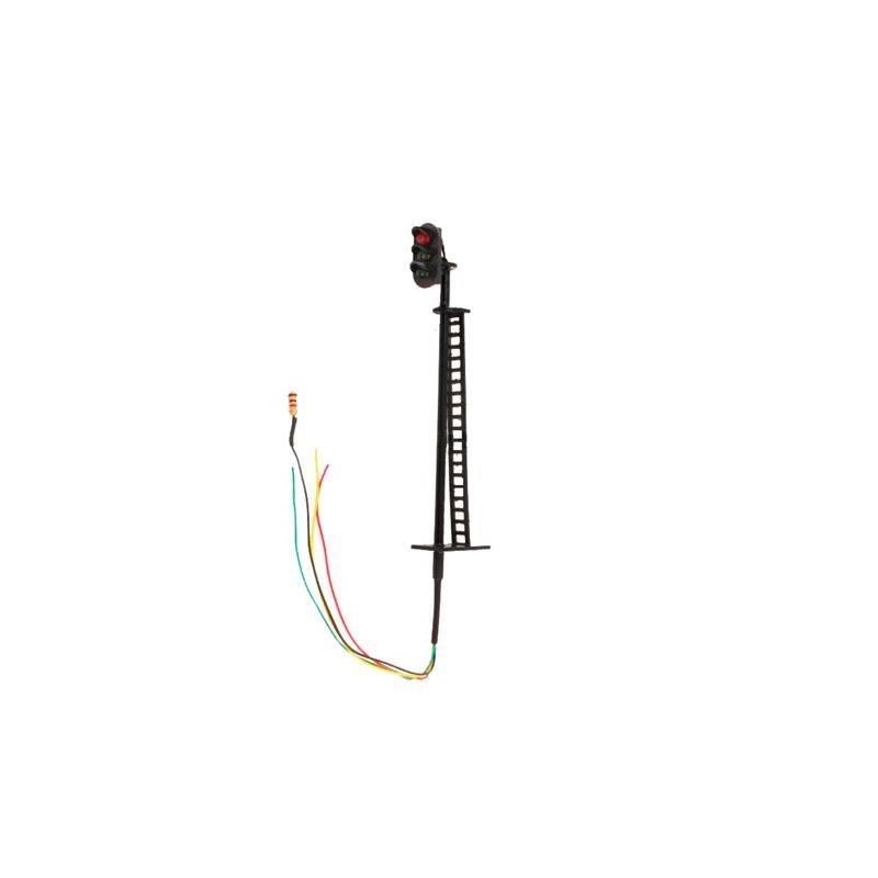 Semáforo de tres aspectos.