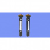 Farolas con flores (x2).