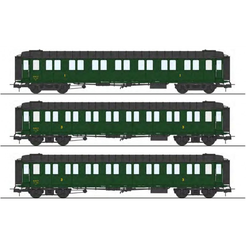 Set de 3 coches Ex-PLM. Set de 3 coches Ex-PLM.