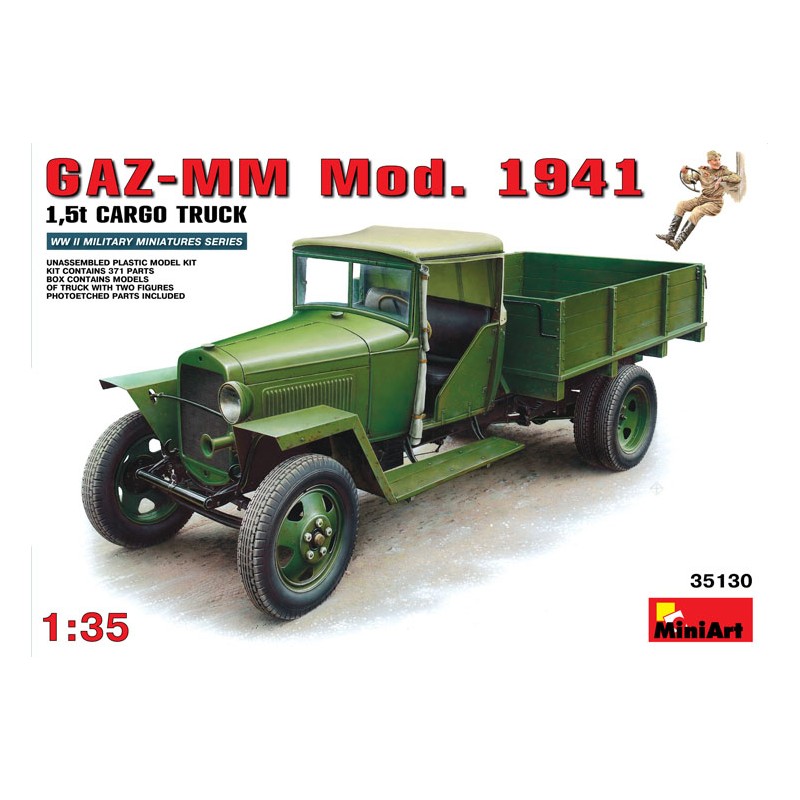 Camión de 1,5t, GAZ-MM Mod.1941. MINIART 35130