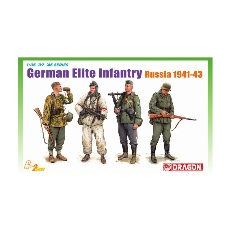 Infantería alemana de élite, Rusia 1941-43. DRAGON 6707