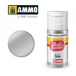 Aluminium, 15 ml. Schienenmitte.