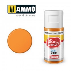 Wagon frigorifique orange, 15 ml. Rail Center.