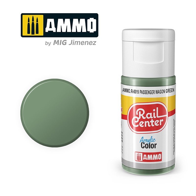 Passenger Wagon Green, 15 ml. Rail Center. Passenger Wagon Green, 15 ml. Rail Center.