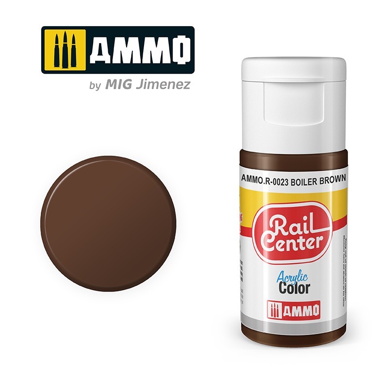 Marrón caldera, 15 ml. Rail Center. Marrón caldera, 15 ml. Rail Center.