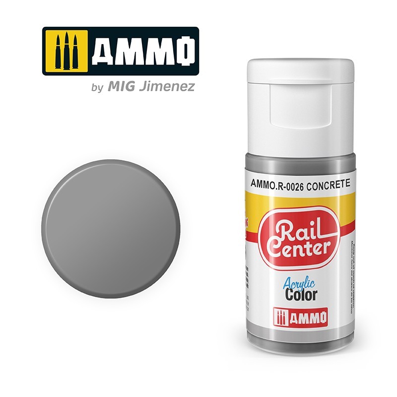 Hormigón, 15 ml. Rail Center. Hormigón, 15 ml. Rail Center.