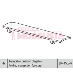 Folding connection footstep. Mikado