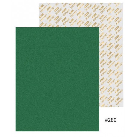 Papel de lija autoadhesiva, grano 280.