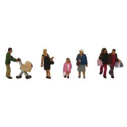 Personas de compras.