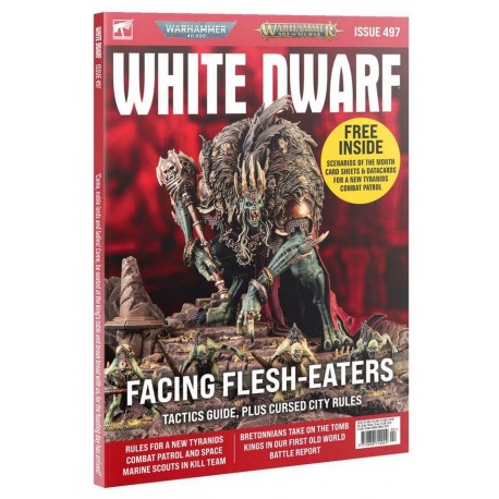 Número 497 de la revista White Dwarf. Febrero 2024.