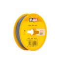 Cable de 1 mm (0,14mm²) . Gris. 25 metros.