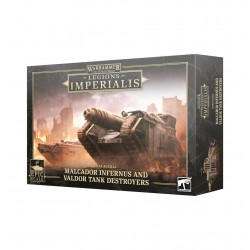 Legions Imperialis: Malcador Infernus e cacciacarri Valdor.