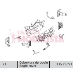 Bogie cover for RENFE 352.