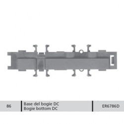 Bogie bottom DC for RENFE class 8604.