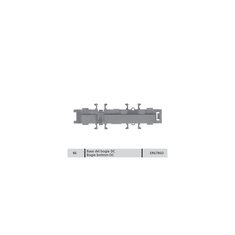 Base del bogie DC para 8634.