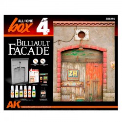 Alles in einer Box: Billiault Fassade.