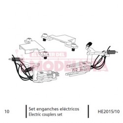 Electric couplers set for RENFE 443.