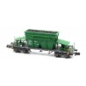 Tolva TT9 de RENFE. Verde. Tolva TT9 de RENFE. Verde.