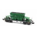 TT9 hopper wagon, RENFE. Green.