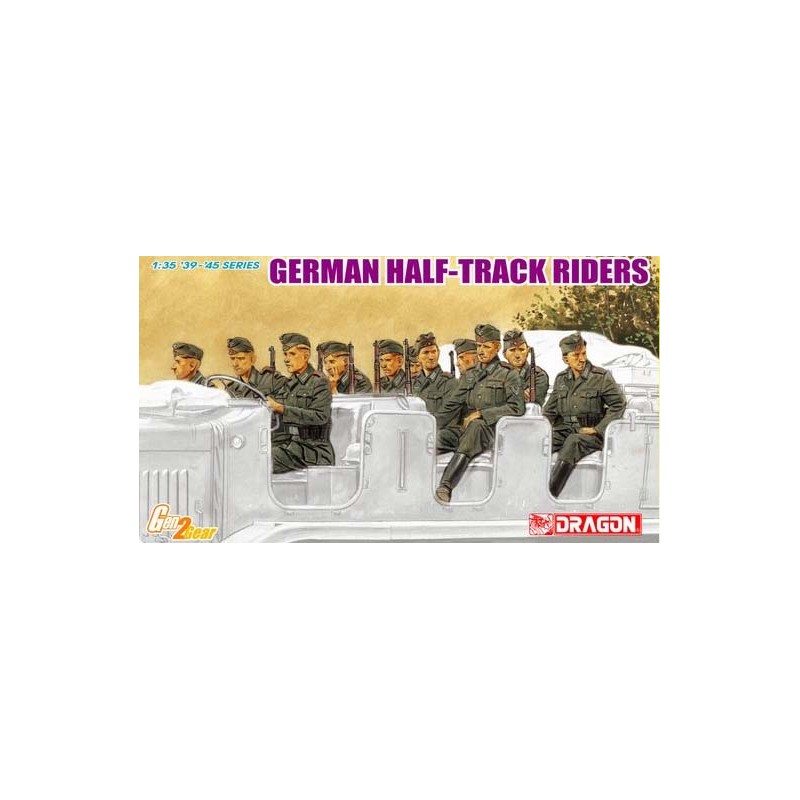 German Half-Track Riders.