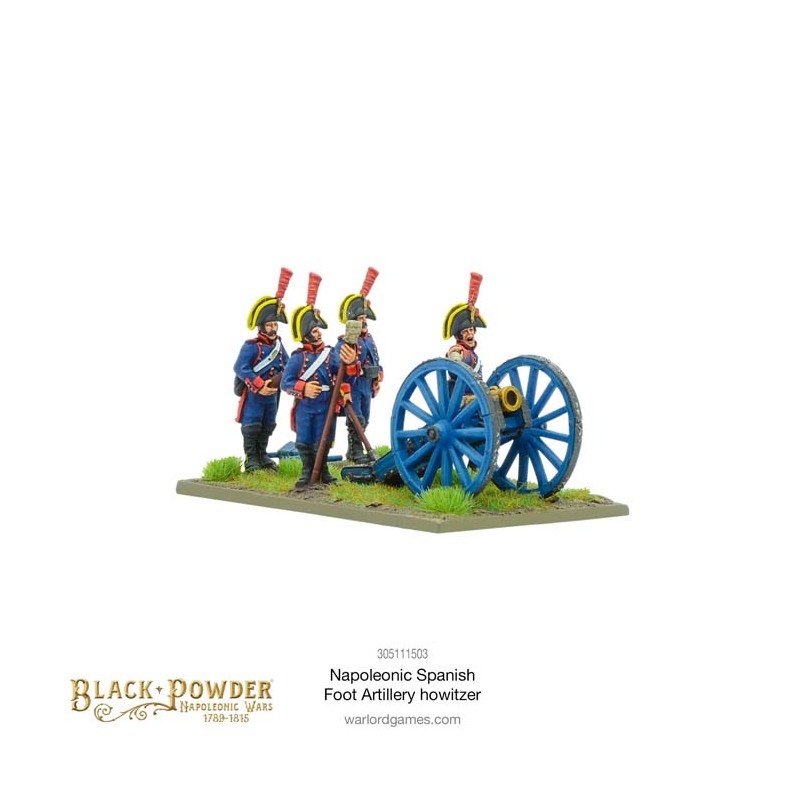 Artillería a pie española.