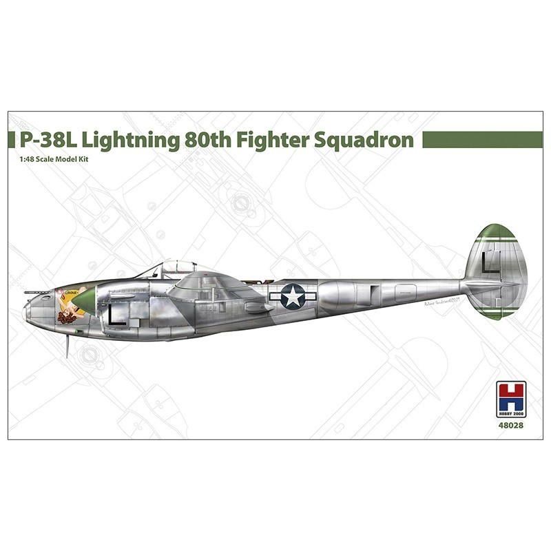 P-38L Lightning 80º Fighter Squadron. HOBBY 2000 P-38L Lightning 80º Fighter Squadron. HOBBY 2000