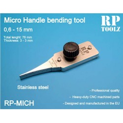 Mini-herramienta para doblar varilla.