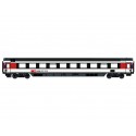 2nd class coach Bpm EC, modernized, SBB.