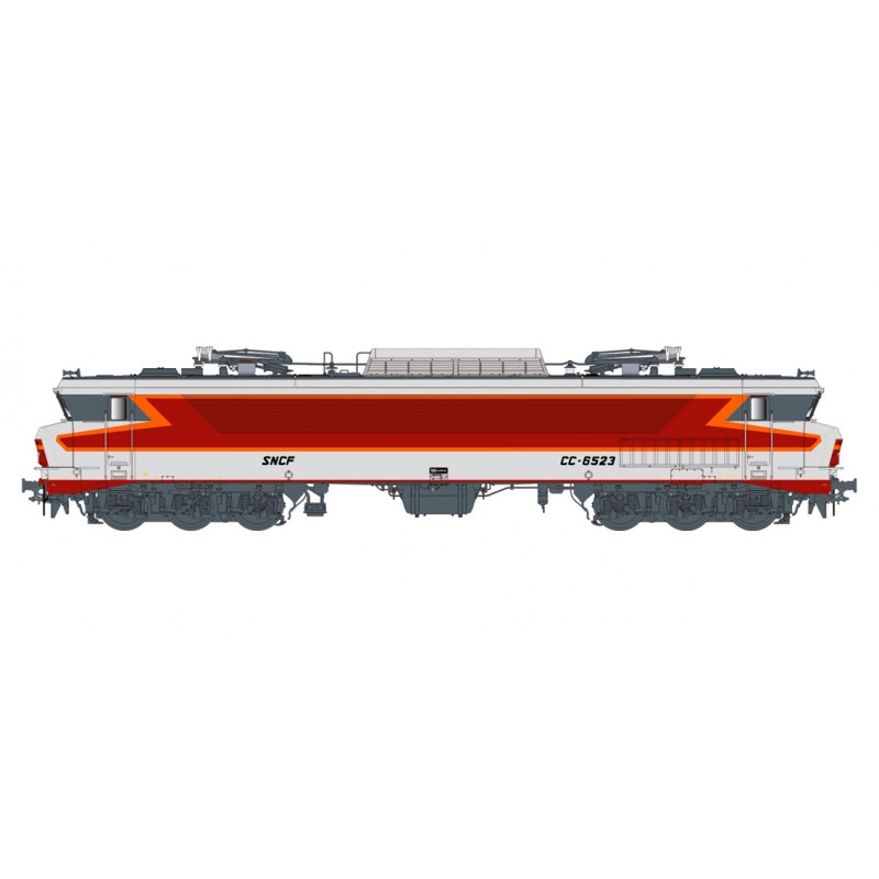 Locomotora eléctrica CC 6523 TEE, SNCF. Locomotora eléctrica CC 6523 TEE, SNCF.