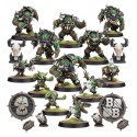 Equipo Orcos Negros de Blodd Bowl: Los Thunder Valley Greenskins.