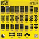 Square magnetic sheet self-adhesive 30x30mm.