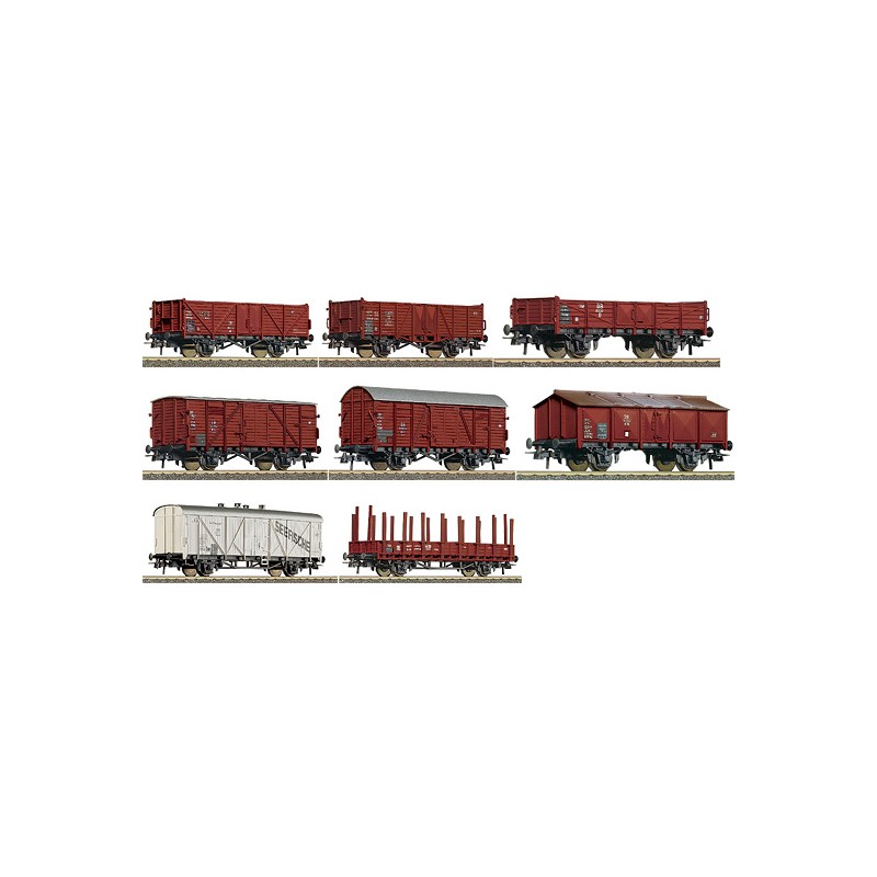 Set de vagones de mercancía, DB. ROCO 44002