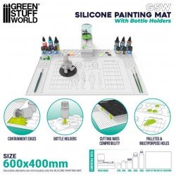 Silicone Painting Mat with Edges.