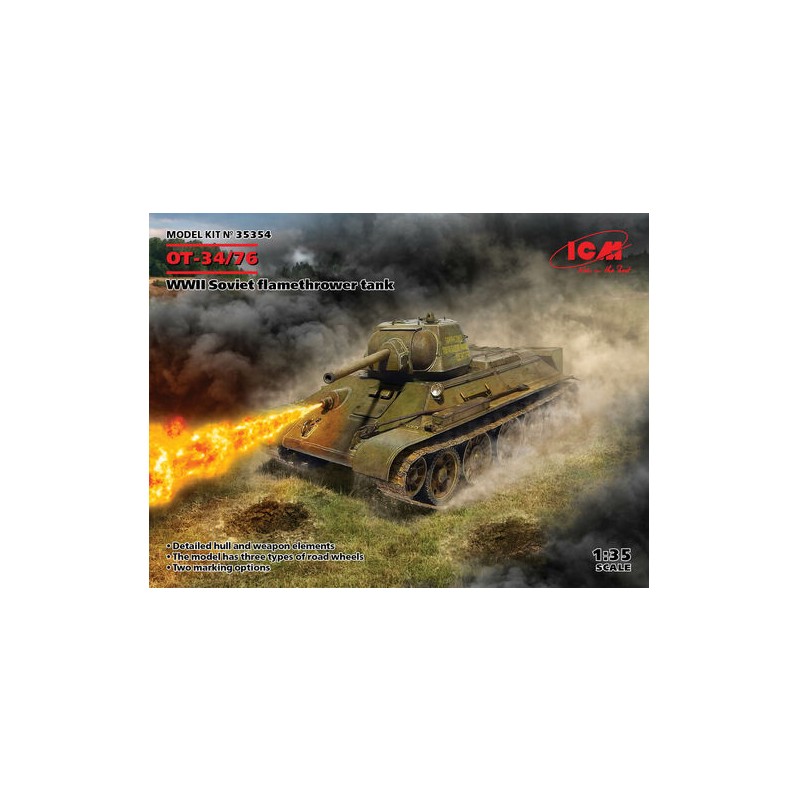 OT-34/76 WWII Soviet flamethrower tank.