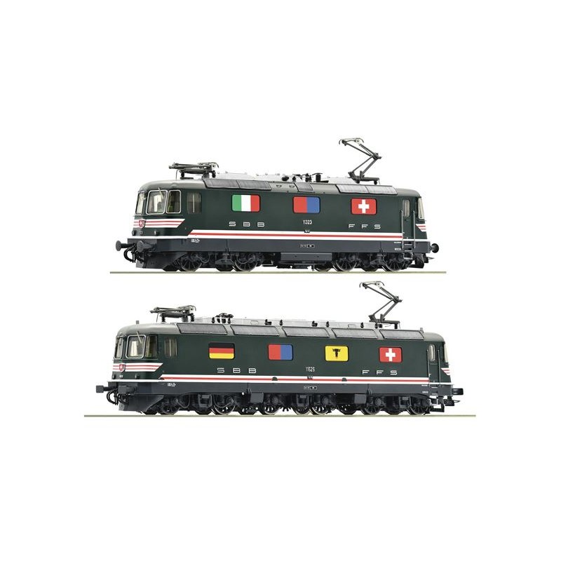 Electric locomotive double traction Re 10/10, SBB. Electric locomotive double traction Re 10/10, SBB.