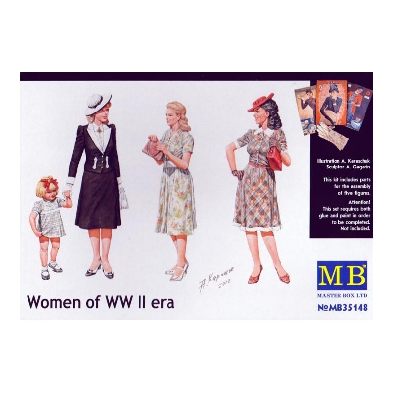 Mujeres de la Segunda Guerra Mundial. MASTER BOX 35148
