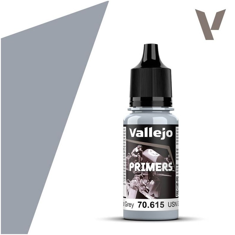 Surface primer, USN Light Ghost Grey. 17 ml. VALLEJO 70615 Surface primer, USN Light Ghost Grey. 17 ml. VALLEJO 70615