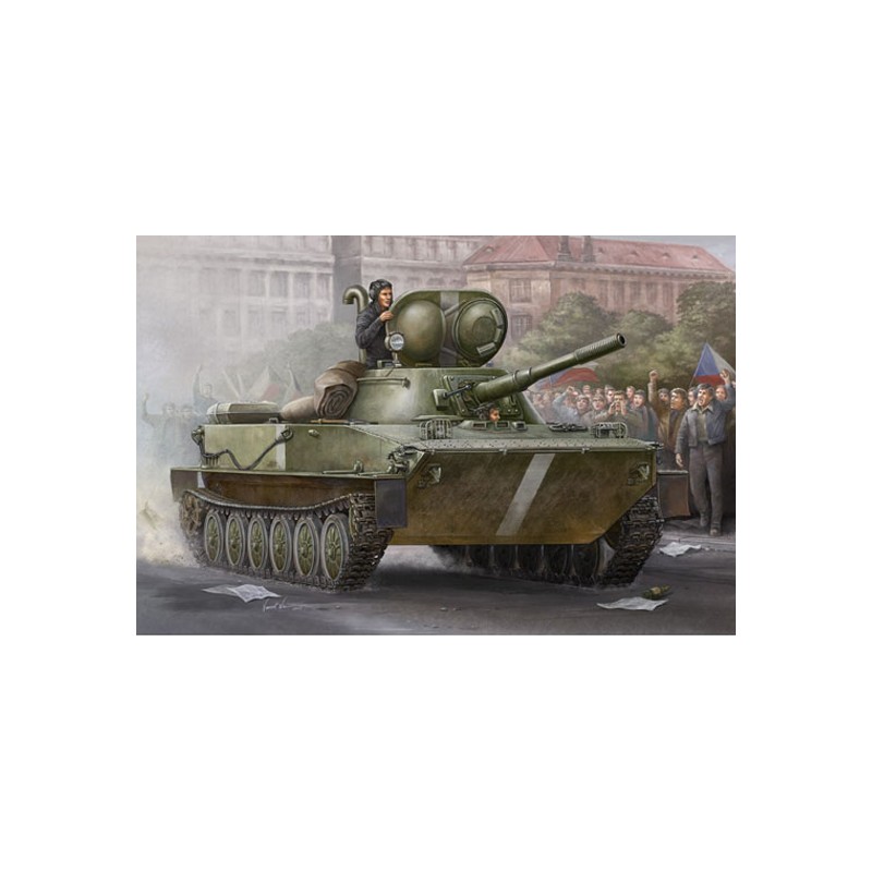 Russian PT-76 Light Amphibious Tank. TRUMPETER 00379