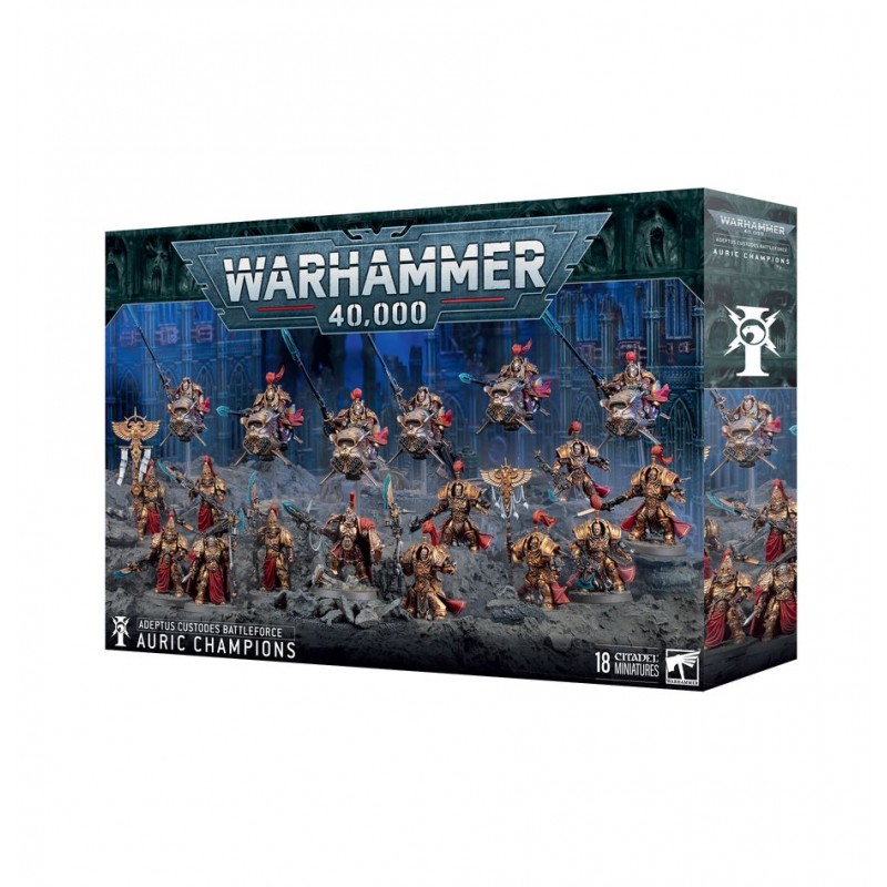 Fuerza de batalla de los Adeptus Custodes: Campeones áureos. Fuerza de batalla de los Adeptus Custodes: Campeones áureos.