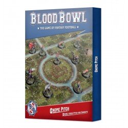 Equipo Gnome de Blood Bowl: Set de banquillos y campo de dos caras.