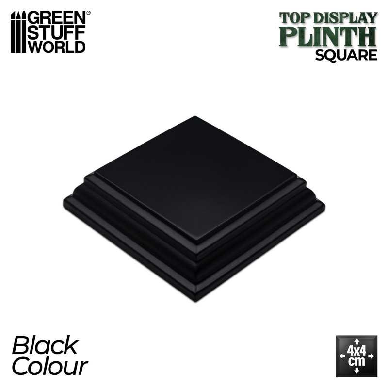 Square wood display bases 4x4 cm - Hazelnut. Square wood display bases 4x4 cm - Hazelnut.