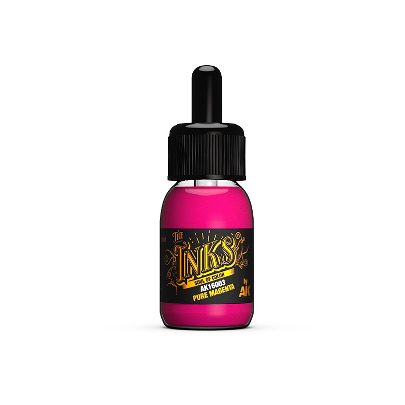 Tinta magenta puro, 30 ml. Tinta magenta puro, 30 ml.