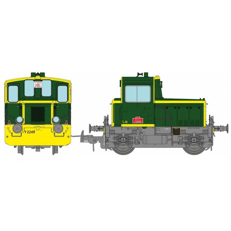 Y-2269 shunter, SNCF. Y-2269 shunter, SNCF.