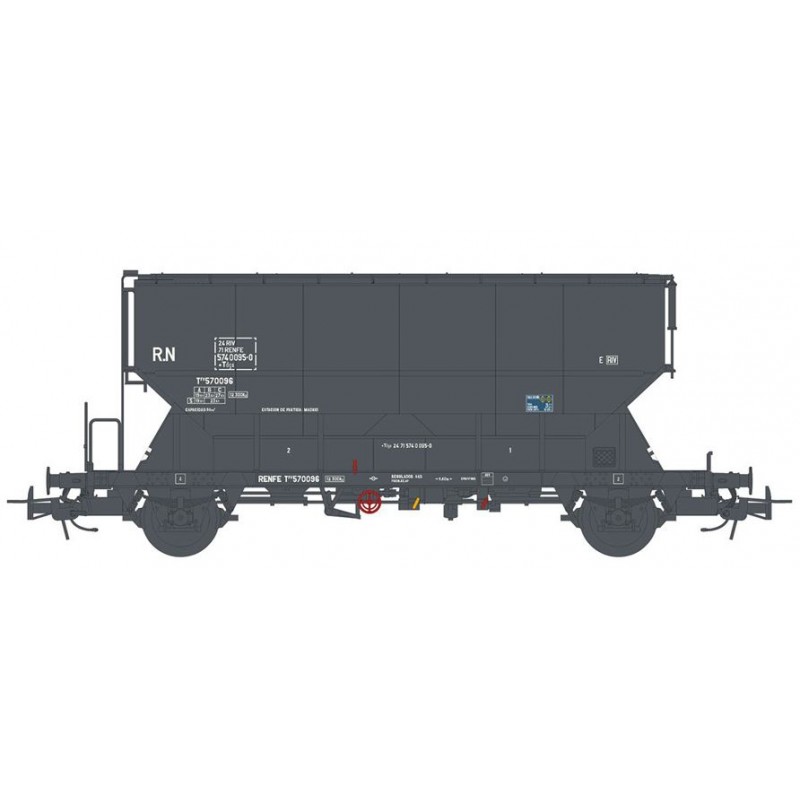 Vagón tolva Tgpps "RENFE".