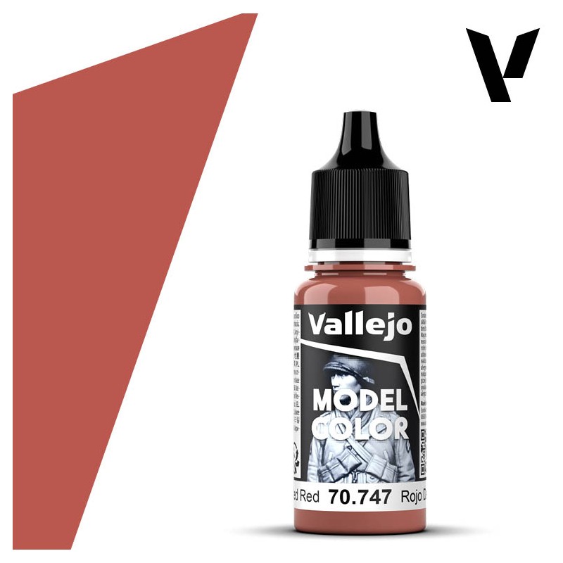 Rojo desgastado 18 ml, #35.